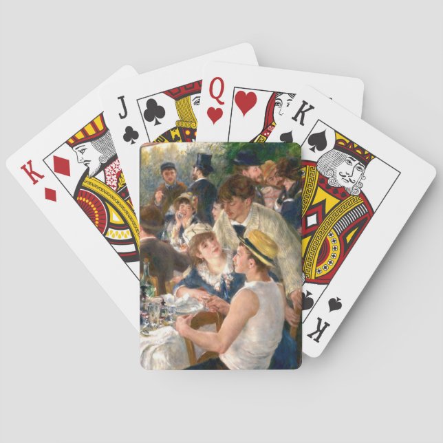 Renoir French Luncheon Boating Party Poker Cards (Back)