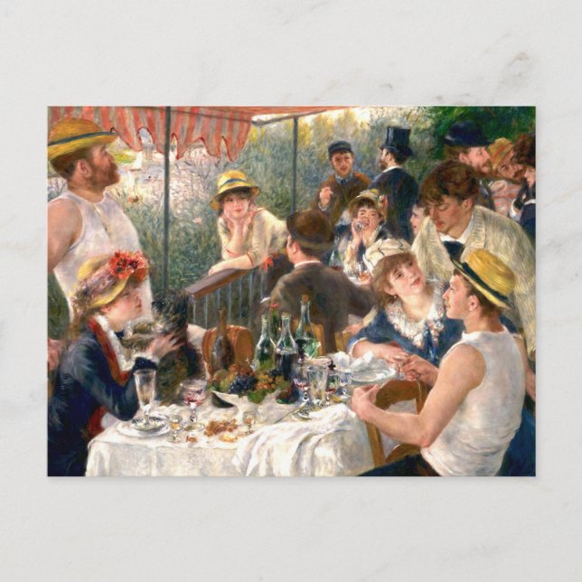 Renoir French Luncheon Boating Party Postcard (Front)