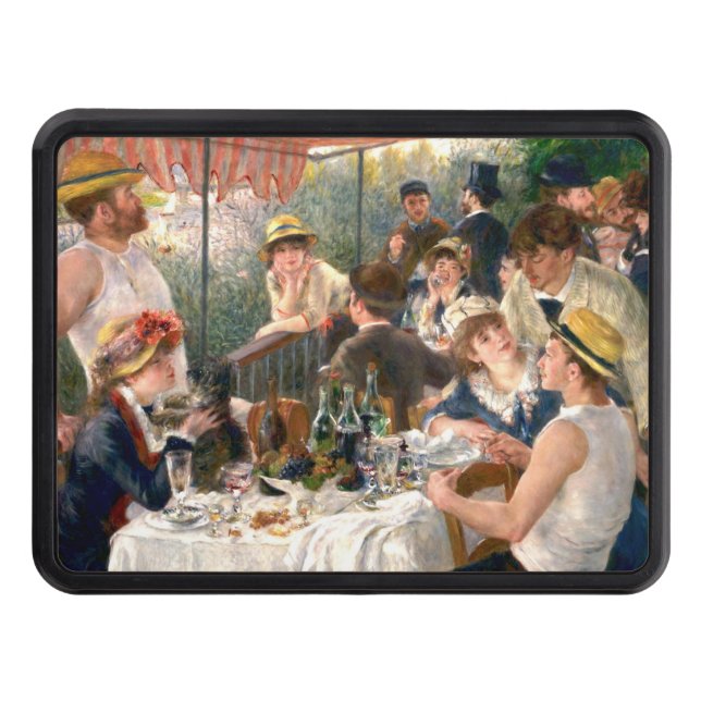 Renoir French Luncheon Boating Party Tow Hitch Cover (Front)