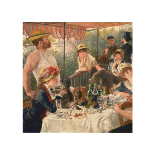 Renoir French Luncheon Boating Party Wood Wall Art