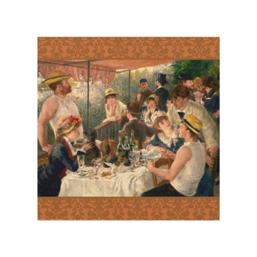 Renoir French Luncheon Boating Party Wood Wall Decor