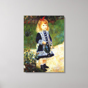 Renoir - Girl with a Watering Can Canvas Print
