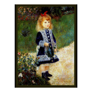 Renoir - Girl with a Watering Can Poster