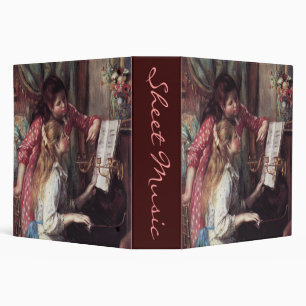 Renoir: Girls at the Piano Binder