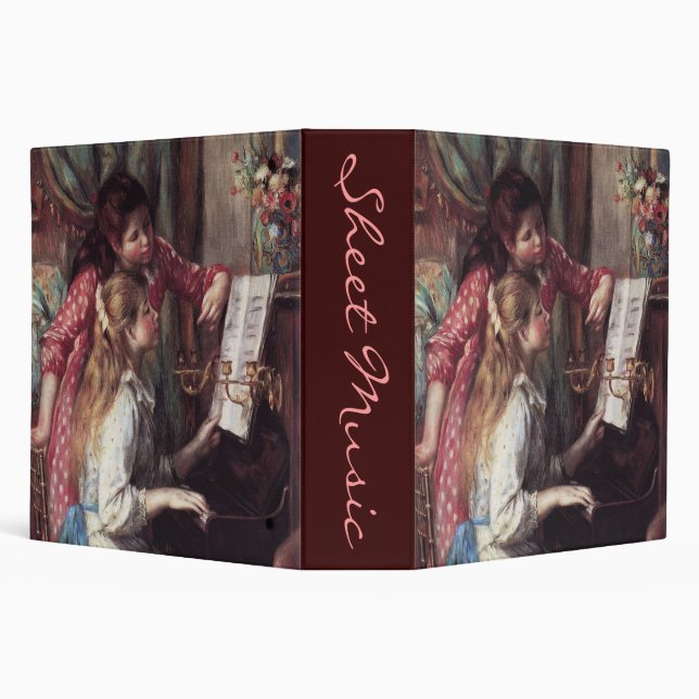 Renoir: Girls at the Piano Binder (Background)