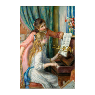 Renoir Girls at the Piano Impressionism Painting Acrylic Print