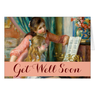 Renoir Girls at the Piano Impressionism Painting Cards