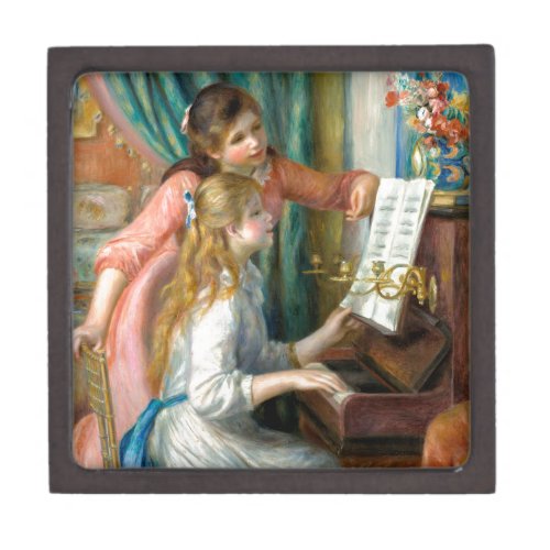 Renoir Girls at the Piano Impressionism Painting Gift Box
