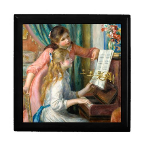 Renoir Girls at the Piano Impressionism Painting Gift Box