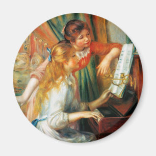 Renoir Girls at the Piano Magnet