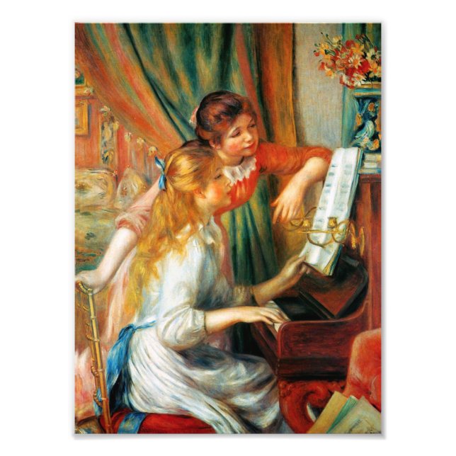 Renoir Girls at the Piano Photo Print (Front)