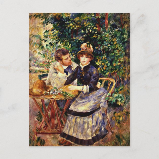 Renoir - In the Garden Postcard (Front)