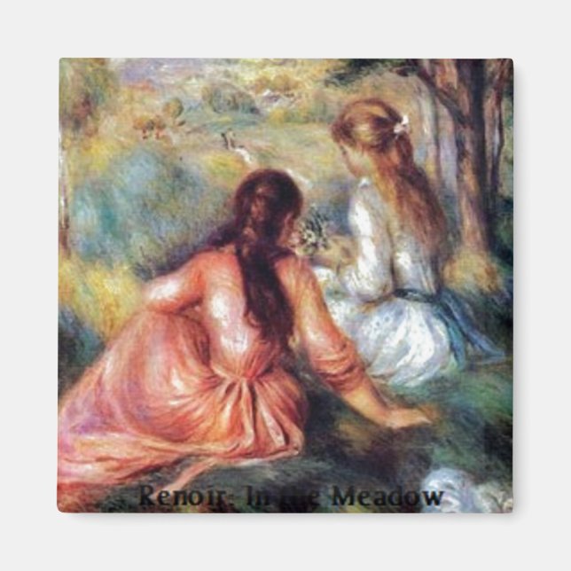 Renoir: In the Meadow Magnet (Front)