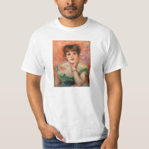 Renoir Jean Samary in a Low Necked Dress T-shirt