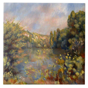 Renoir - Lakeside Landscape Ceramic Tile