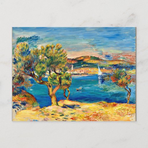 Renoir _ LEstaque fine art landscape painting Postcard