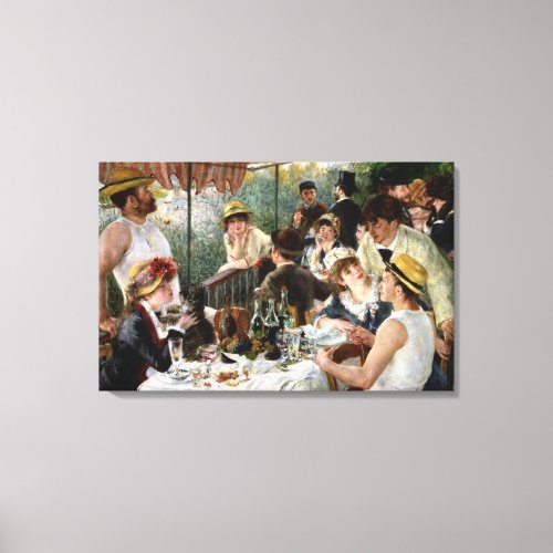 Renoir Luncheon of the Boating Party Canvas Print