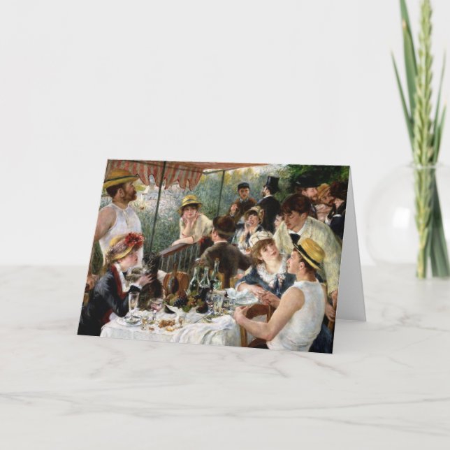 Renoir: Luncheon of the Boating Party Card (Front)