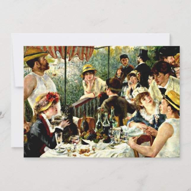 Renoir - Luncheon of the Boating Party Card (Front)