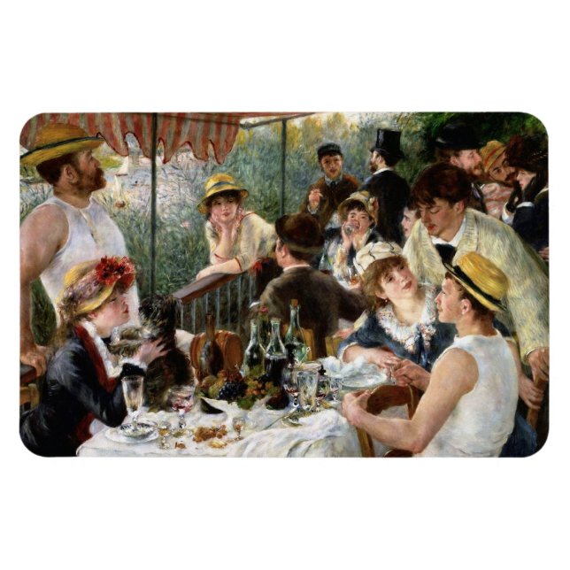 Renoir: Luncheon of the Boating Party Magnet (Horizontal)
