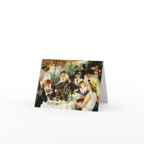 Renoir Luncheon of the Boating Party Note Card