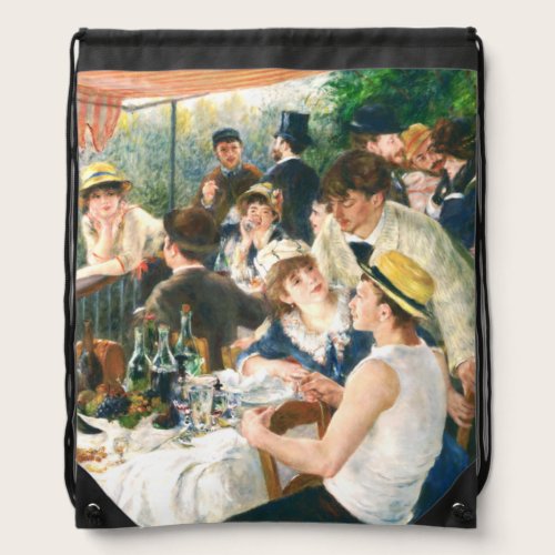 Renoir  Luncheon of the Boating Party Renoir      Drawstring Bag