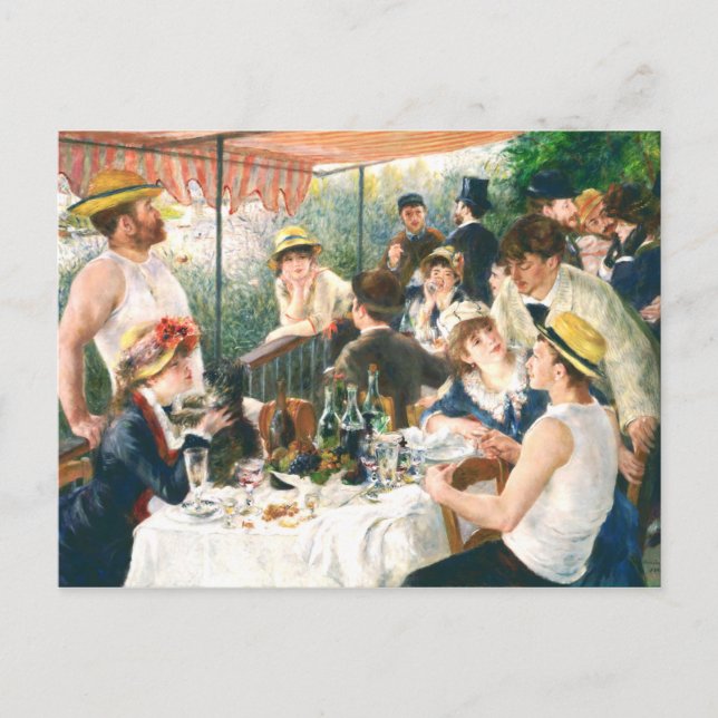 Renoir  Luncheon of the Boating Party Renoir   Postcard (Front)
