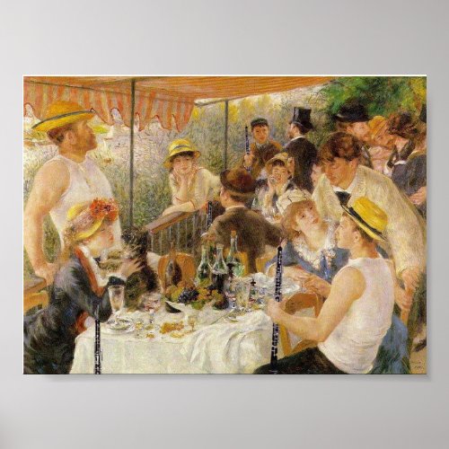 Renoir Luncheon of the Boating Party with Oboes Poster