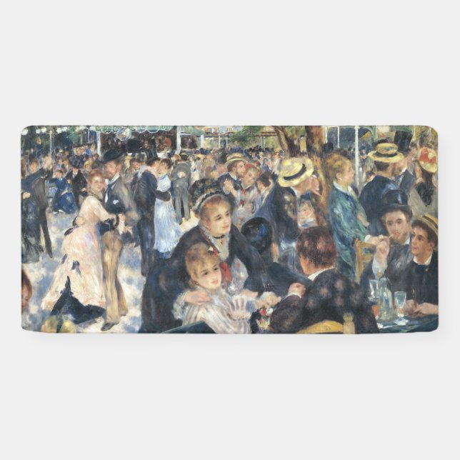 Renoir Moulin Dance Galette Party Banner (Horizontal)