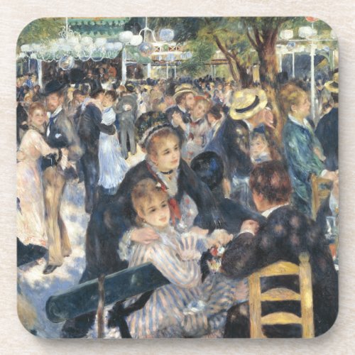 Renoir Moulin Dance Galette Party Beverage Coaster