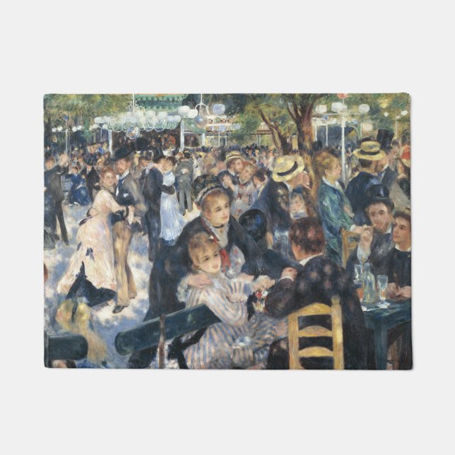 Renoir Moulin Dance Galette Party Doormat (Front)