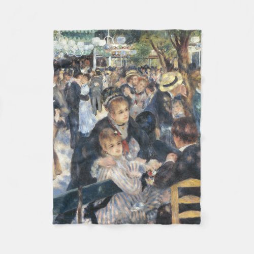 Renoir Moulin Dance Galette Party Fleece Blanket