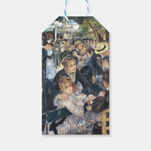 Renoir Moulin Dance Galette Party Gift Tags
