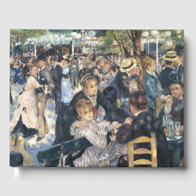 Renoir Moulin Dance Galette Party Guest Book (Front)