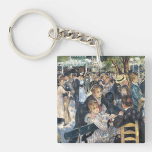Renoir Moulin Dance Galette Party Keychain