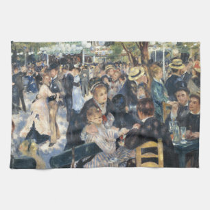 Renoir Moulin Dance Galette Party Kitchen Towel