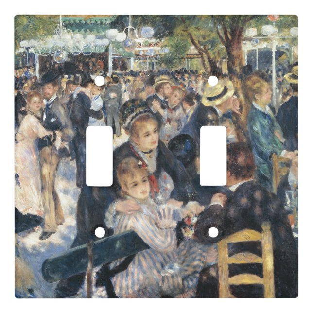 Renoir Moulin Dance Galette Party Light Switch Cover (Front)