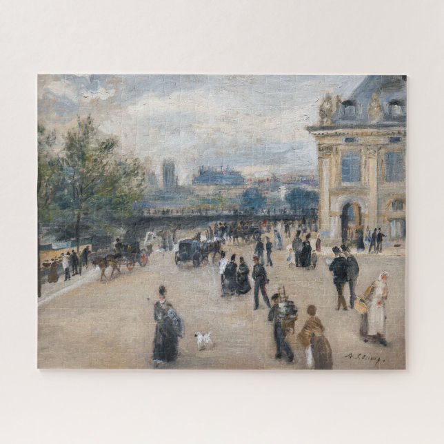 Renoir - Paris, Institut au Quai Malaquais Jigsaw Puzzle (Horizontal)