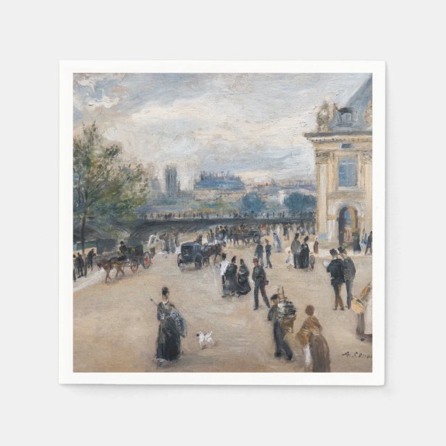 Renoir - Paris, Institut au Quai Malaquais Napkins (Front)