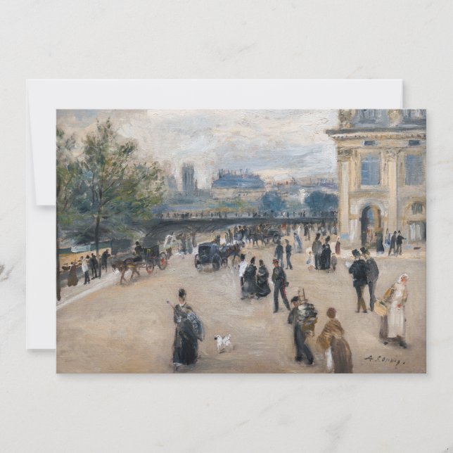 Renoir - Paris, Institut au Quai Malaquais Thank You Card (Front)