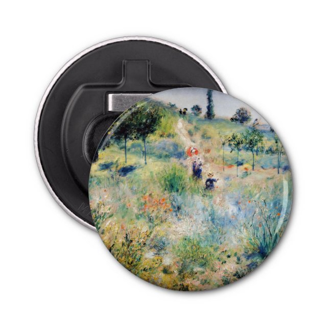 Renoir - Path Leading through Tall Grass Bottle Opener (Front)