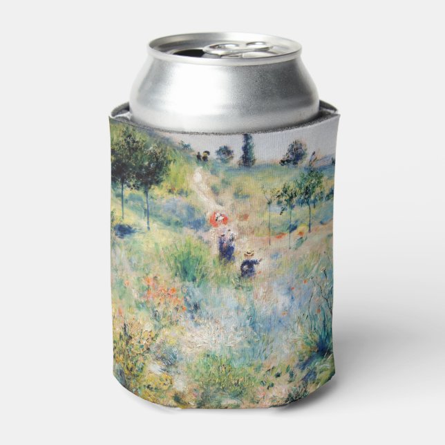 Renoir - Path Leading through Tall Grass Can Cooler (Can Front)