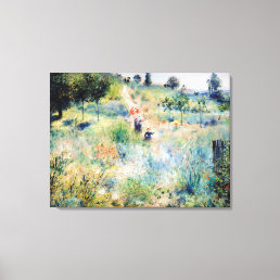 Renoir - Path Leading through Tall Grass Canvas Print