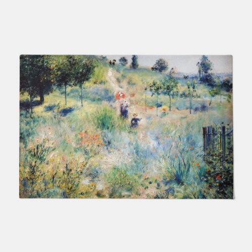 Renoir _ Path Leading through Tall Grass Doormat