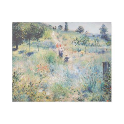 Renoir _ Path Leading through Tall Grass Gallery Wrap