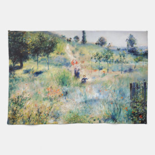 Renoir - Path Leading through Tall Grass Kitchen Towel