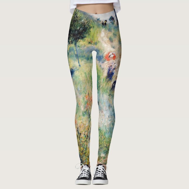 Renoir - Path Leading through Tall Grass Leggings (Front)