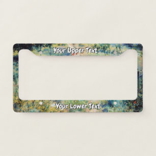 Renoir - Path Leading through Tall Grass License Plate Frame