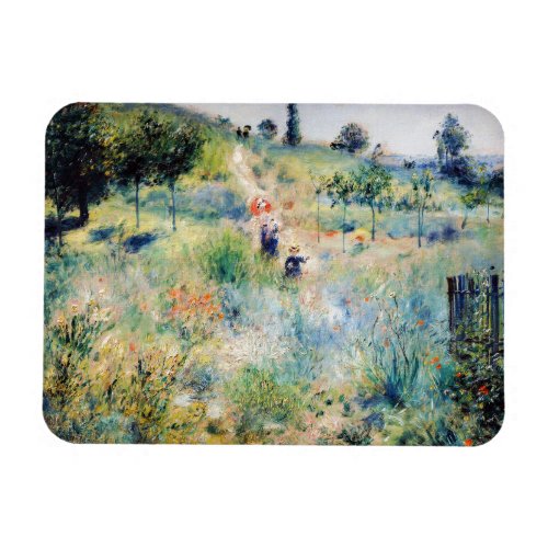 Renoir _ Path Leading through Tall Grass Magnet