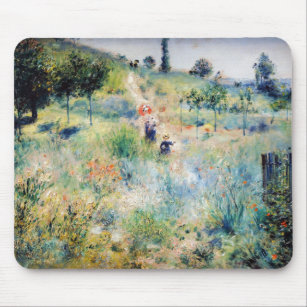 Renoir - Path Leading through Tall Grass Mouse Pad